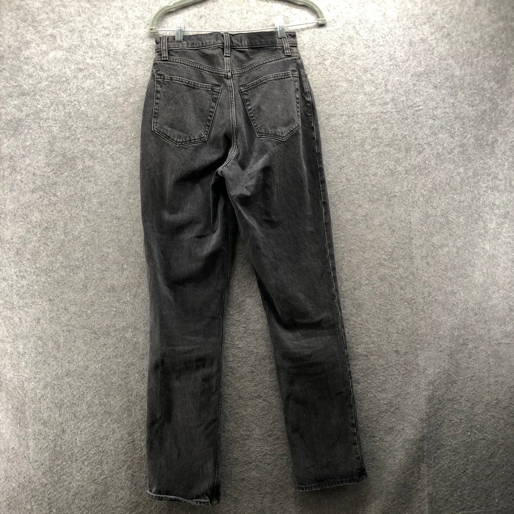 Abercrombie Curve Love 90s Straight Ultra High Rise Black Jeans Womens 26 / 2L - Picture 2 of 9